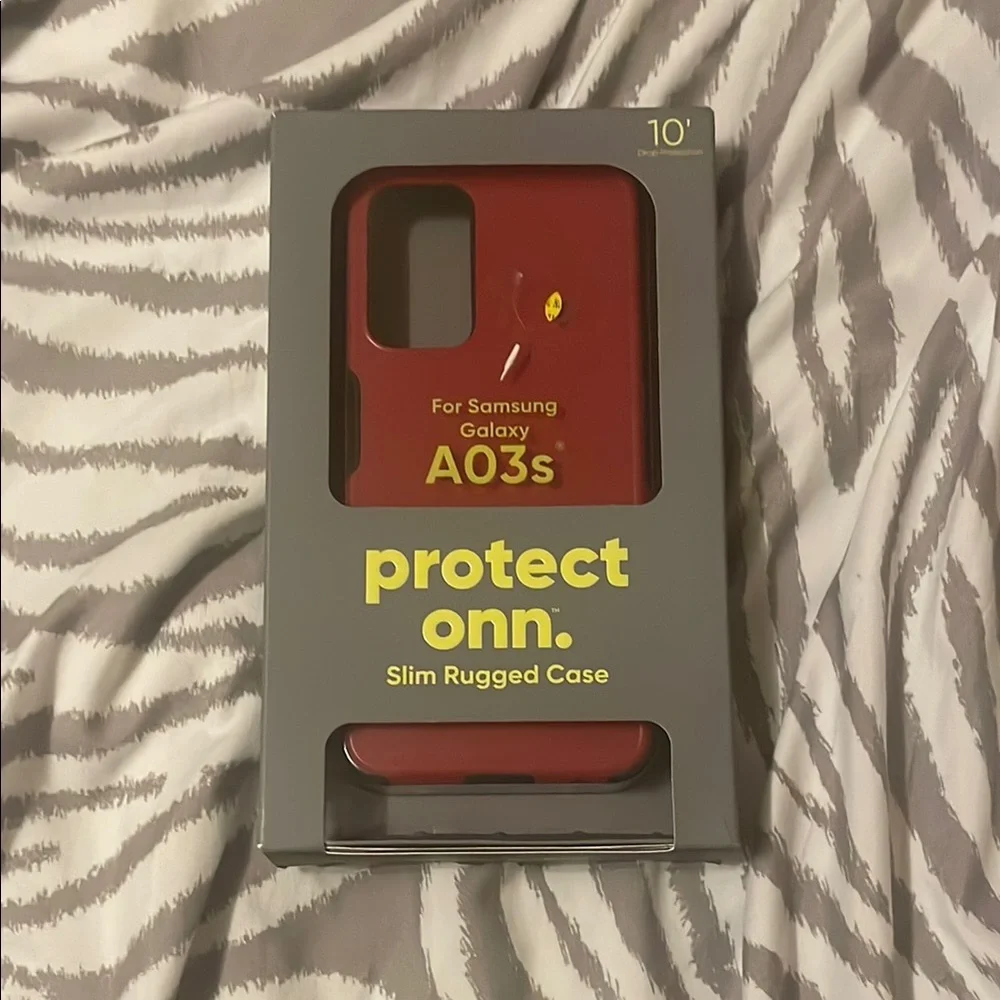 Onn Magenta Slim Rugged Case for Samsung Galaxy A03s